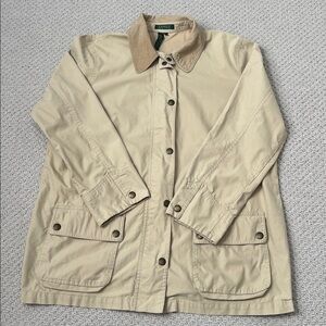 Ralph Lauren Cream Button-Up Jacket